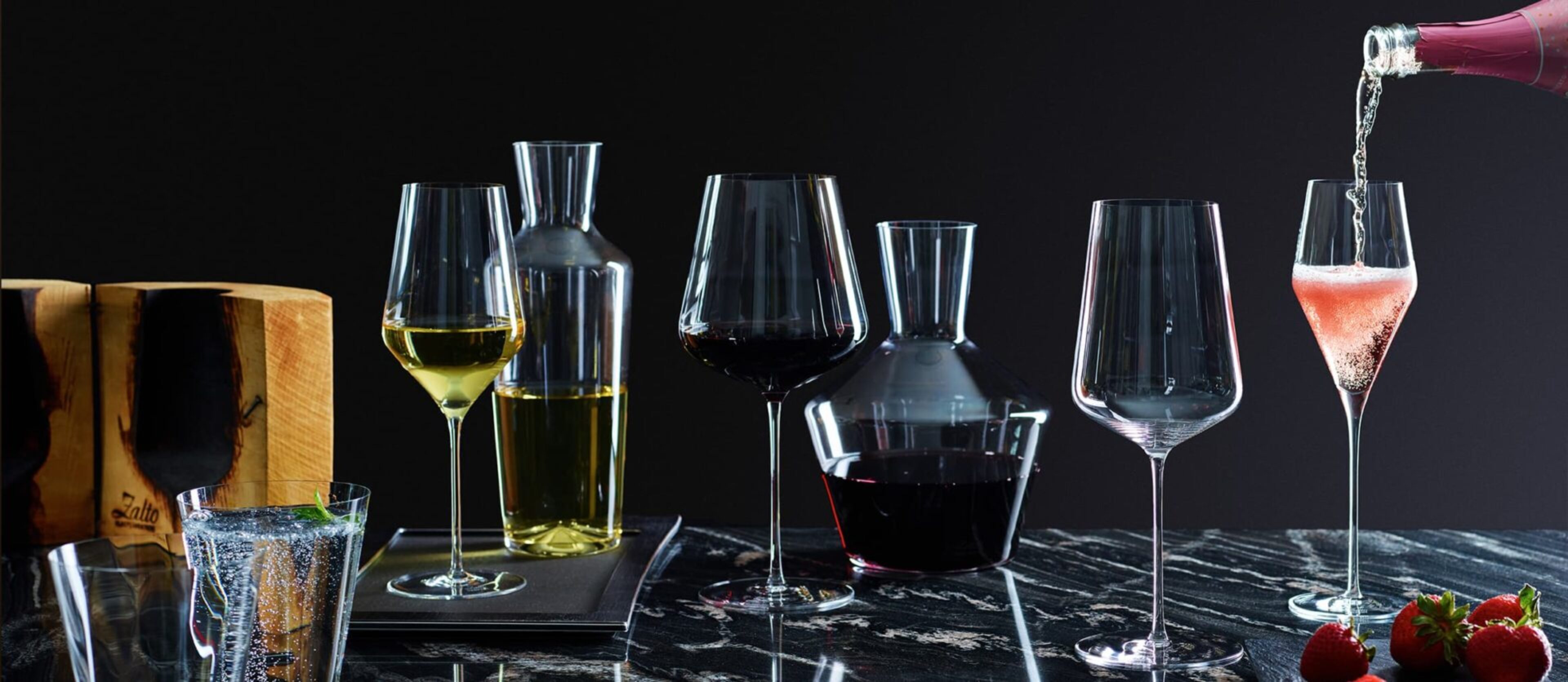 ZALTO glass perfection DENK’ ART, SERIES W1 and DECANTER 67